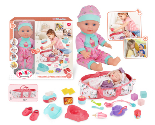 Sweet Love Baby 35 CM Doll & Deluxe Accessories Set