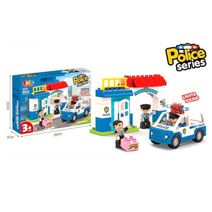 Junior Police Patrol Set - 35 Pcs with  Lights and Sounds