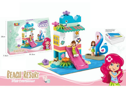 Mermaid Cove Building Blocks Set - 52 PCS