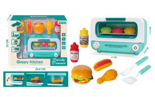 Mini Chef Oven & Microwave Set With Light And Sounds