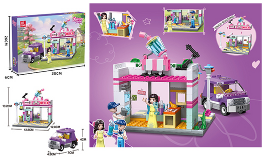 Fresh Juice Shop Lego Café Set- 287 PCS