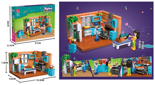 Joylink Cozy Kitchen Lego Set - 387 PCS