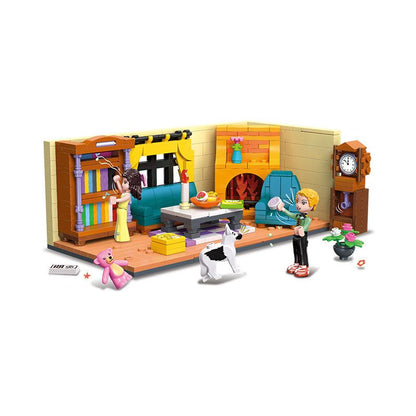 Cozy Living Room Builder Lego Set - 451 PCS