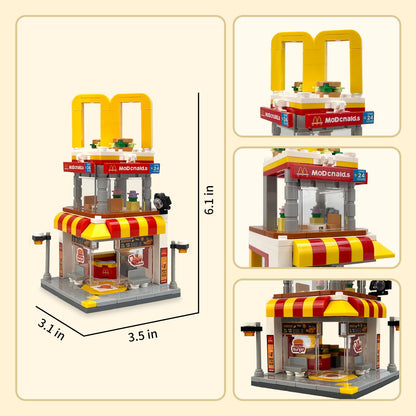 Burger Shop Lego Set – 244 PCS