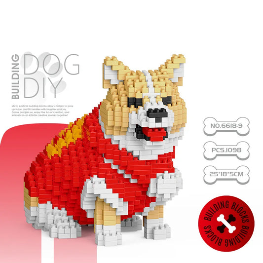 Dog DIY Building Blocks - 1098 PCS