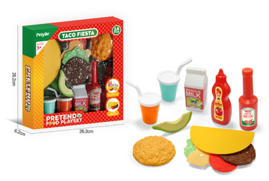Little Chef Taco Time Set - 14 PCS