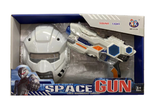 Space Blaster & Mask Set with sounds & lights
