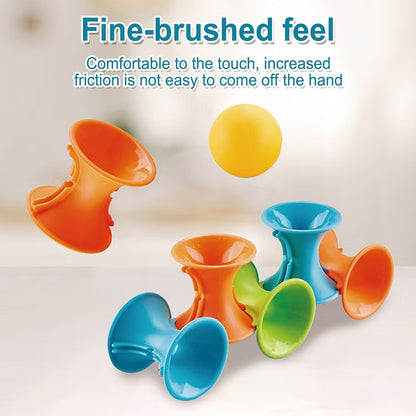 مجموعة من 28 قطعة من كتل التوصيل بالشفط الملونة