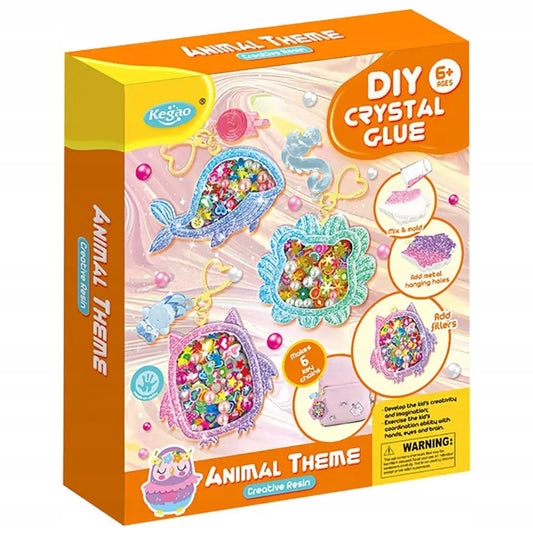 غراء كريستالي يمكنك صنعه بنفسك - راتنج إبداعي بنمط حيواني