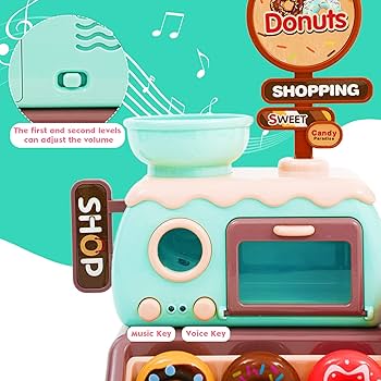 مجموعة ألعاب متجر الدونات الموسيقي 