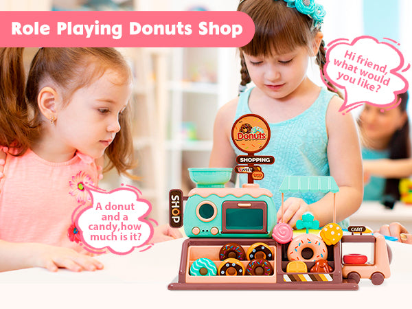 مجموعة ألعاب متجر الدونات الموسيقي 