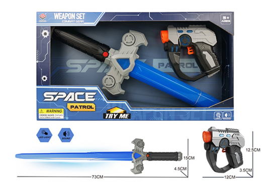 Space Patrol Weapon Set – Lights, Sounds & Stellar Adventures