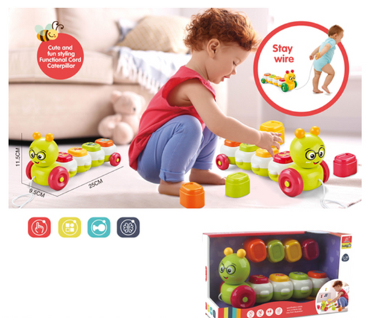 Pull & Match Caterpillar Buddy with sounds