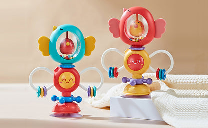 Cheery Wing Spin Bird Tray Rattle