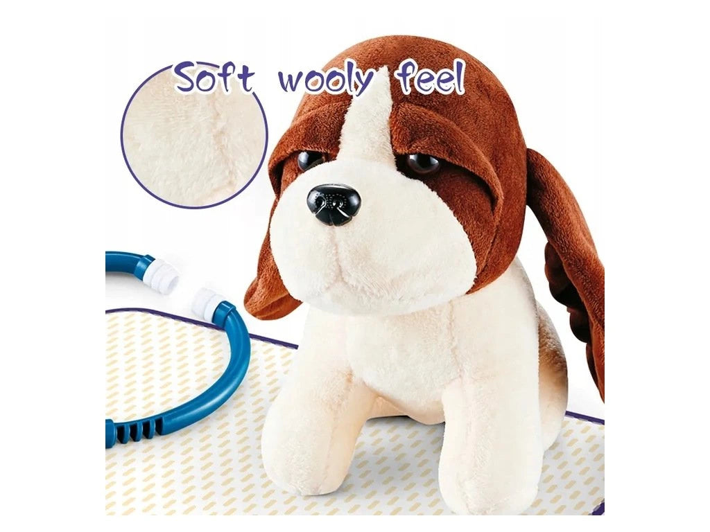 Soft Lovely Puppy With House