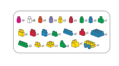 Kindergarten 42 PCS Blocks Building Set