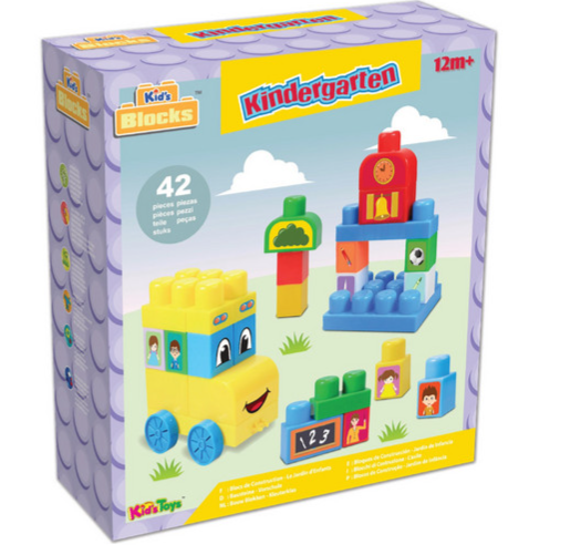 Kindergarten 42 PCS Blocks Building Set