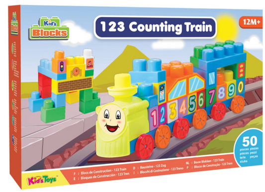 123 Counting Train 50 PCS Blocks Building Set