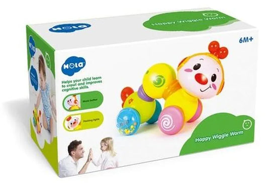 Press & Go Caterpillar With Light & Sound