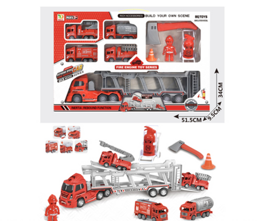 City Saver Fire Vehicle Collection + 4 small trucks