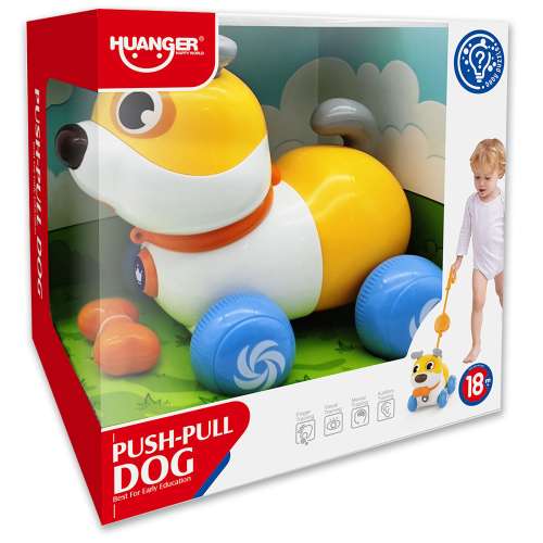 Push-Pull Interactive Puppy With Touch & React Technology