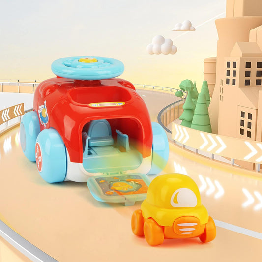 Push & Launch Race Car Set