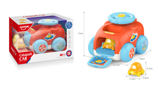 Push & Launch Race Car Set