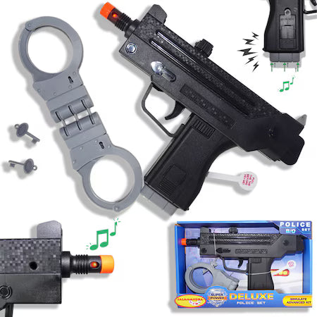 مجموعة مسدسات الشرطة الصغيرة