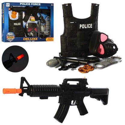 طقم سترة وبندقية كبيرة الحجم للغاية من سيتي شيلد SWAT