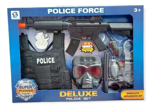 طقم سترة وبندقية كبيرة الحجم للغاية من سيتي شيلد SWAT