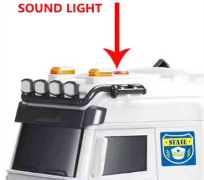 Police Flatbed Transporter With Lights & Sounds