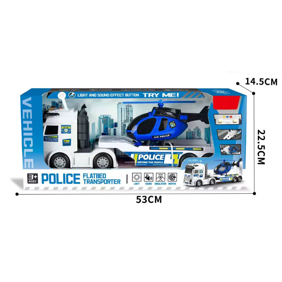 Police Flatbed Transporter With Lights & Sounds