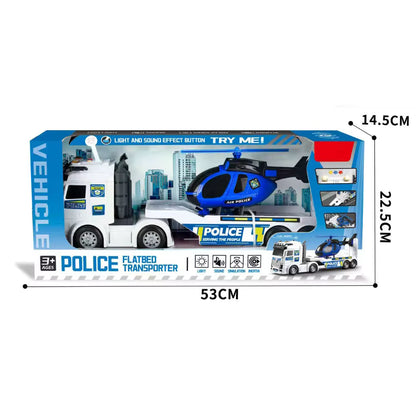 Police Flatbed Transporter With Lights & Sounds