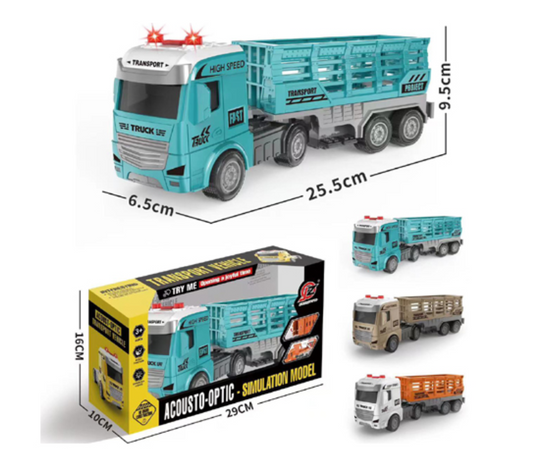 High-Speed Livestock Transport Truck With Light & Sounds