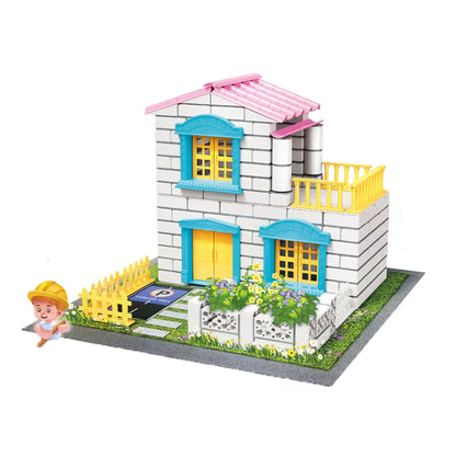 Real Builder Cement House Kit - 270 PCS