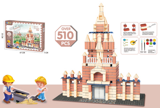 Cement Majestic Castle Builder - 510 PCS