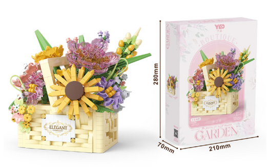 Elegant Flower Basket 3D Puzzle - 1263 PCS