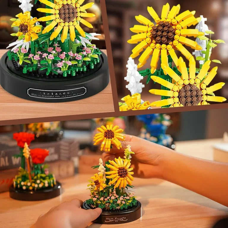 Mini Sunflower Garden 3D Puzzle - 558 PCS