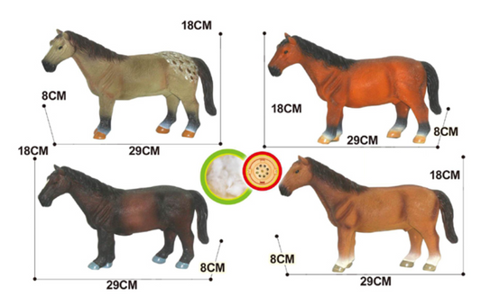 Soft & Realistic Horse Figure with Sound