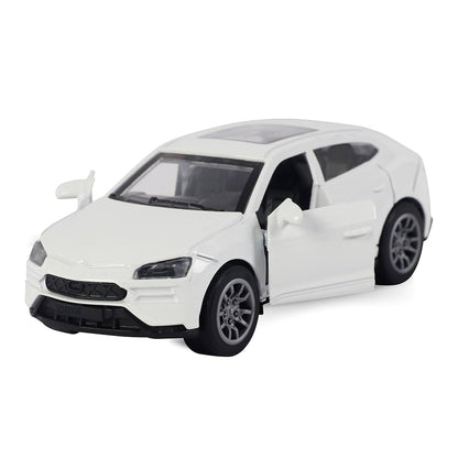 Pull Back Die-Chrome SUV Car 1:32