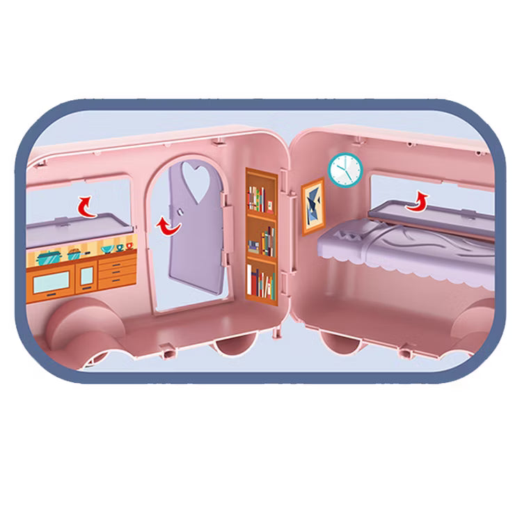 كرفان رحلات المغامرات الوردي