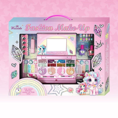 مجموعة كريستال يونيكورن لامعة براقة