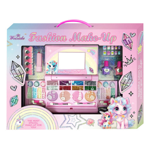 مجموعة كريستال يونيكورن لامعة براقة