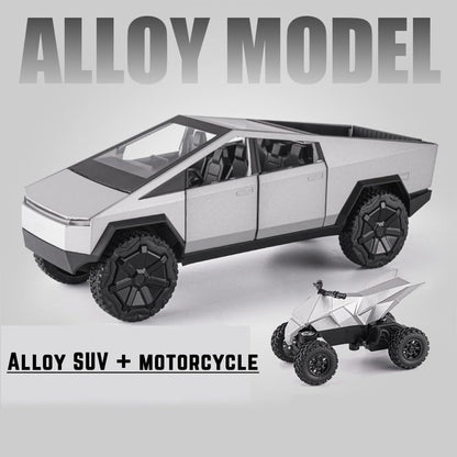 Tesla Cyber truck + ATV Off-Road Combo With Light & Sounds