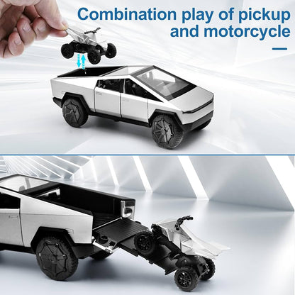 Tesla Cyber truck + ATV Off-Road Combo With Light & Sounds