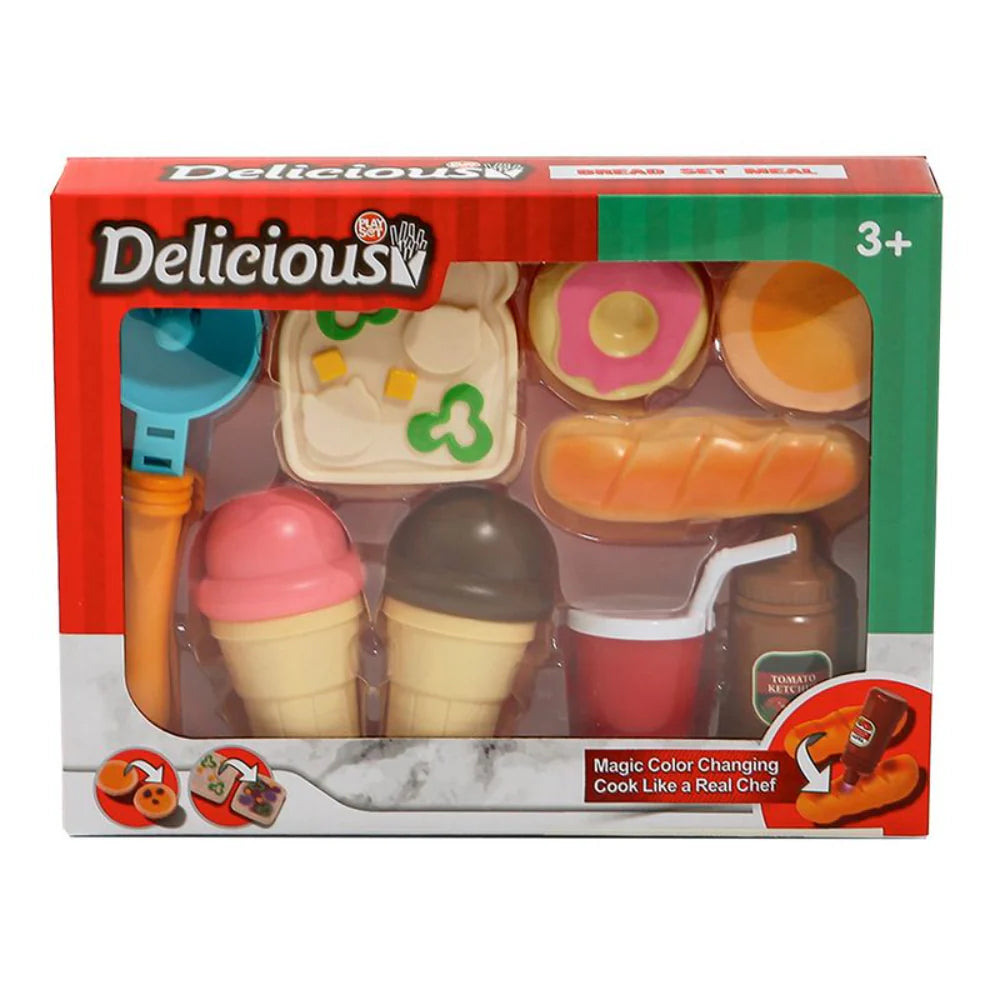 مجموعة الطعام المثالية المتغيرة الألوان 