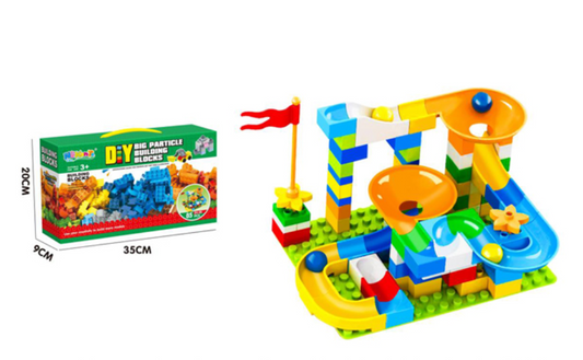 Spin & Slide Marble Block Builder – 85 PCS